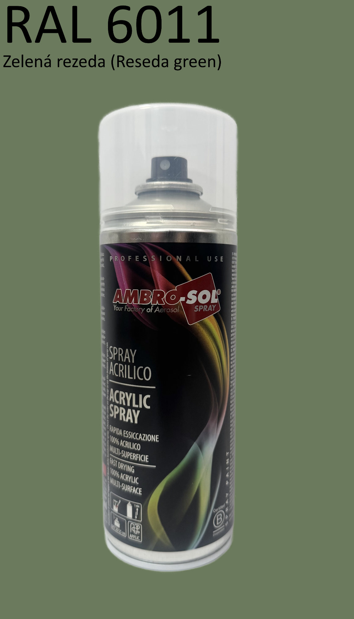 Univerzálna akrylová farba RAL 6011 400 ml