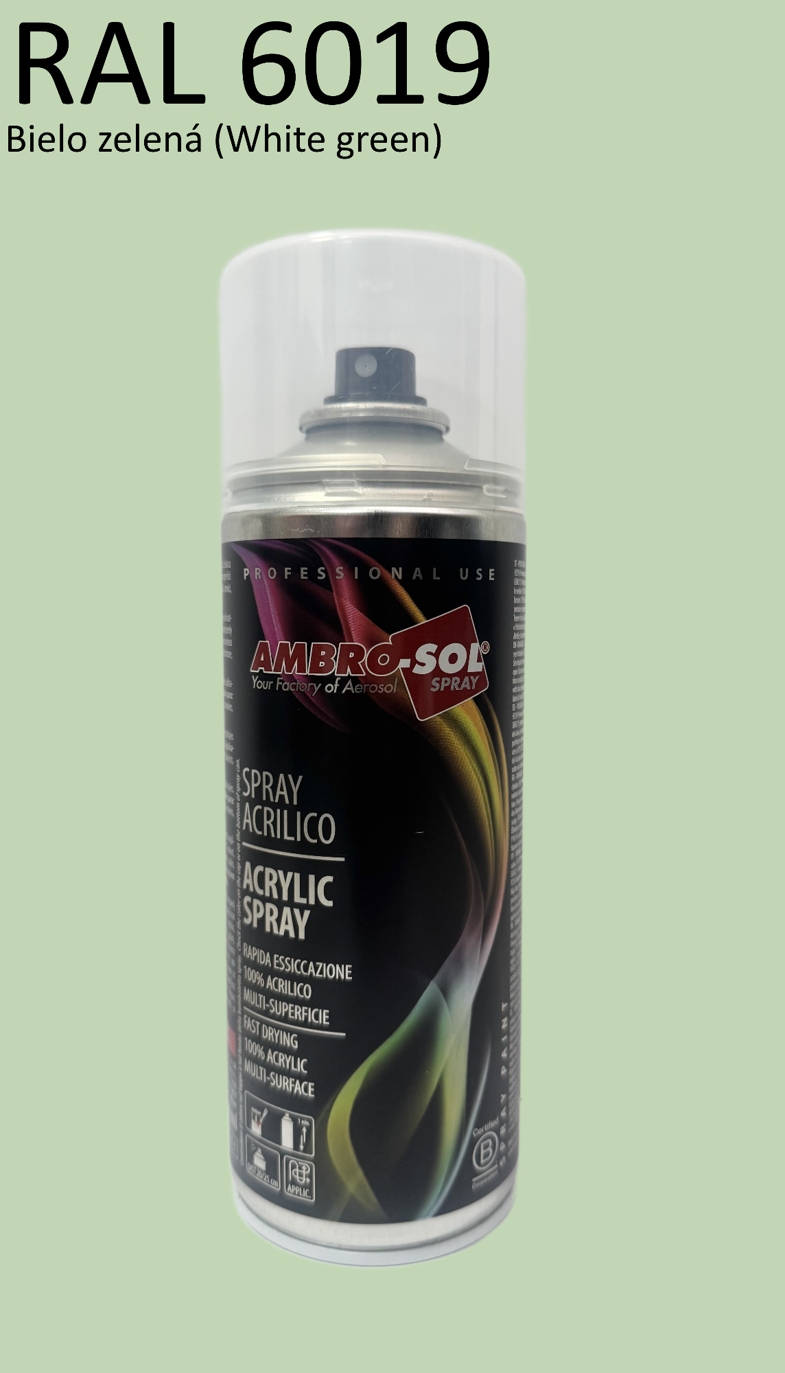 Univerzálna akrylová farba RAL 6019 400 ml
