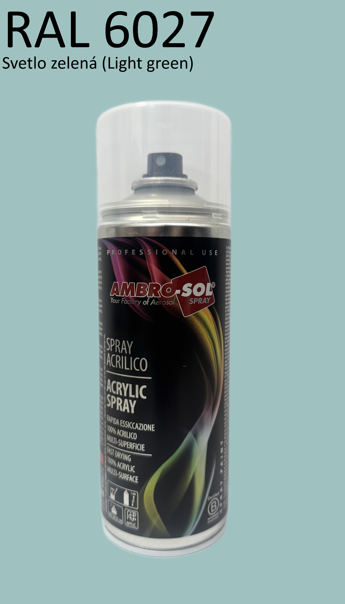 Univerzálna akrylová farba RAL 6027 400 ml