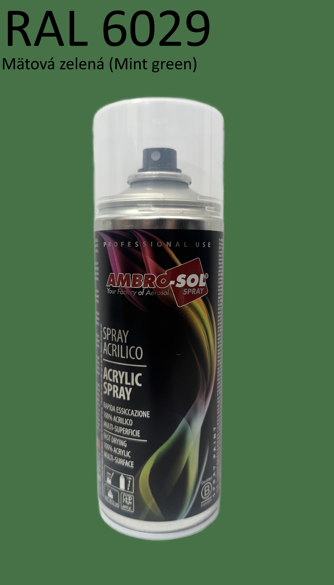 Univerzálna akrylová farba RAL 6029 400 ml