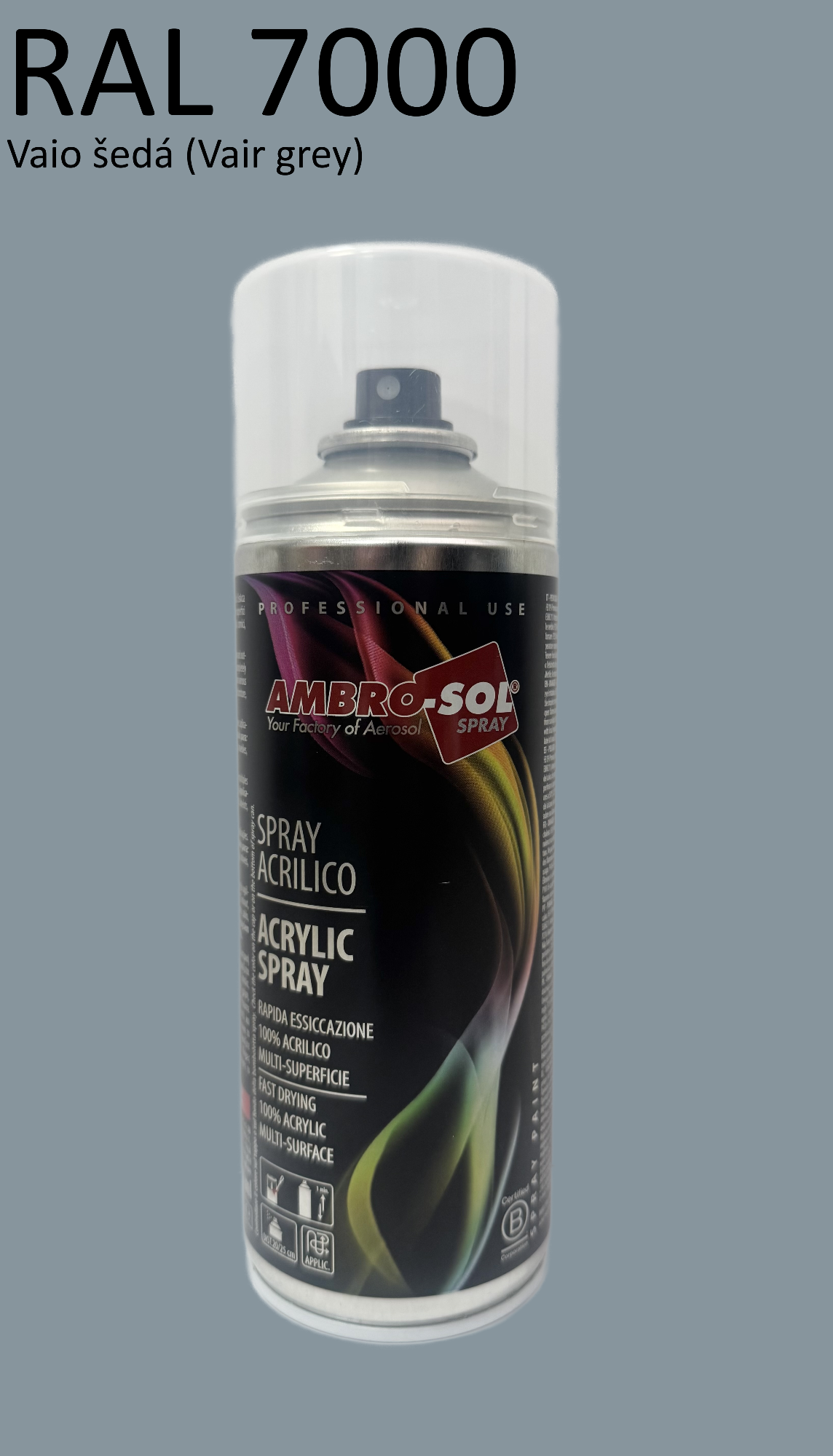 Univerzálna akrylová farba RAL 7000 400 ml