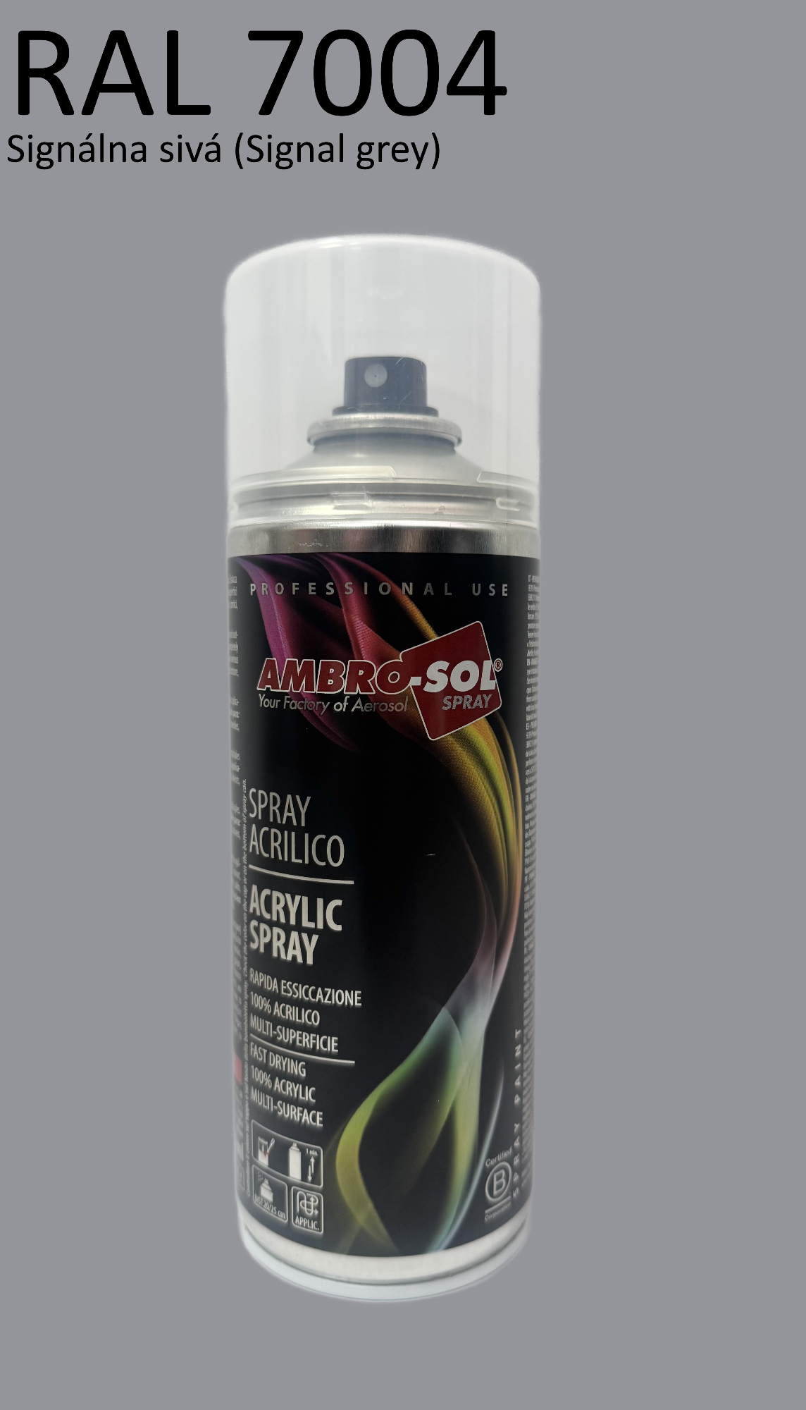 Univerzálna akrylová farba RAL 7004 400 ml
