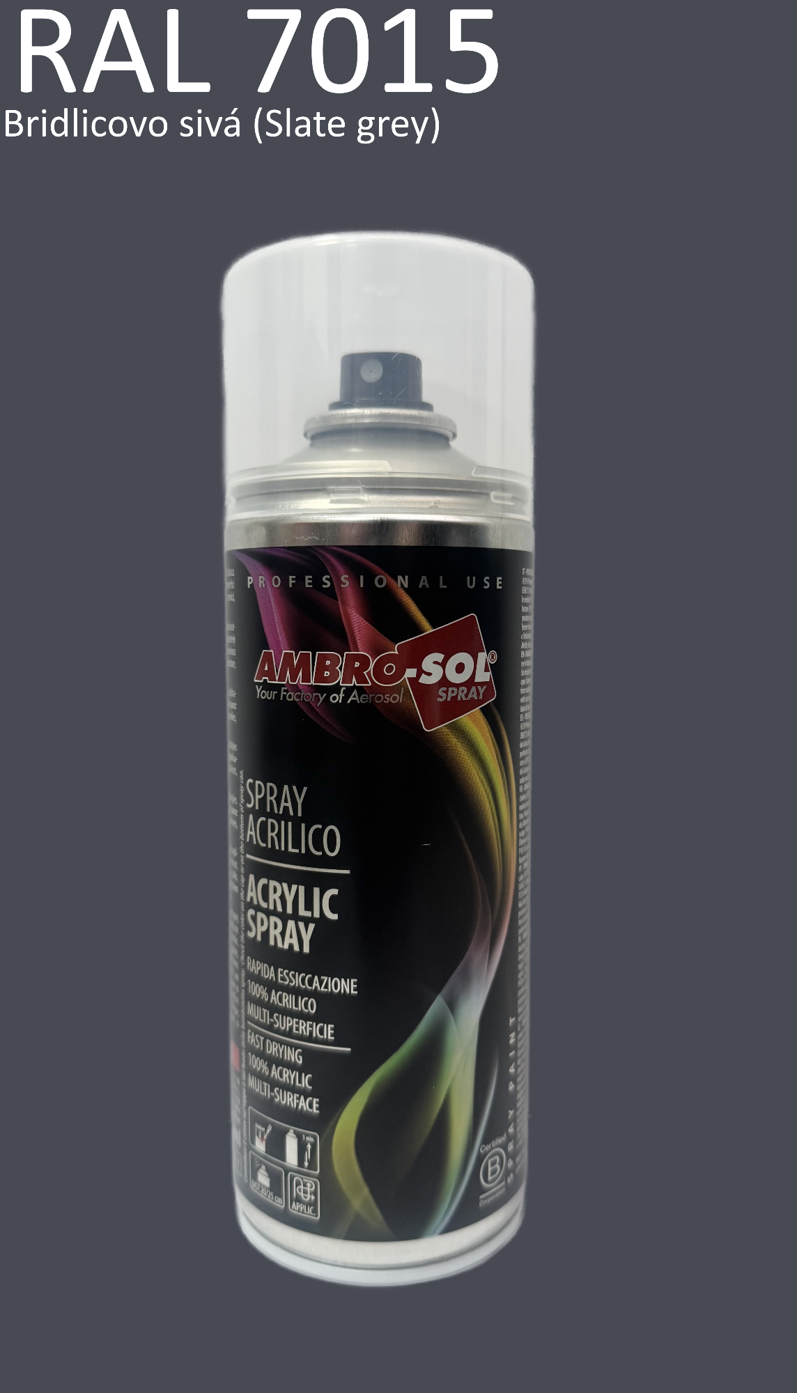 Univerzálna akrylová farba RAL 7015 400 ml