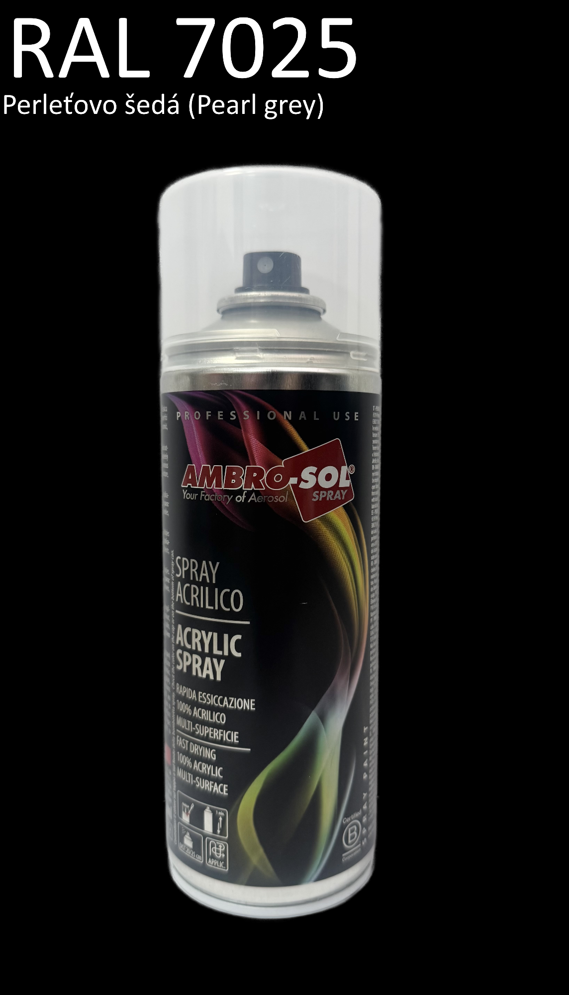 Univerzálna akrylová farba RAL 7025 400 ml
