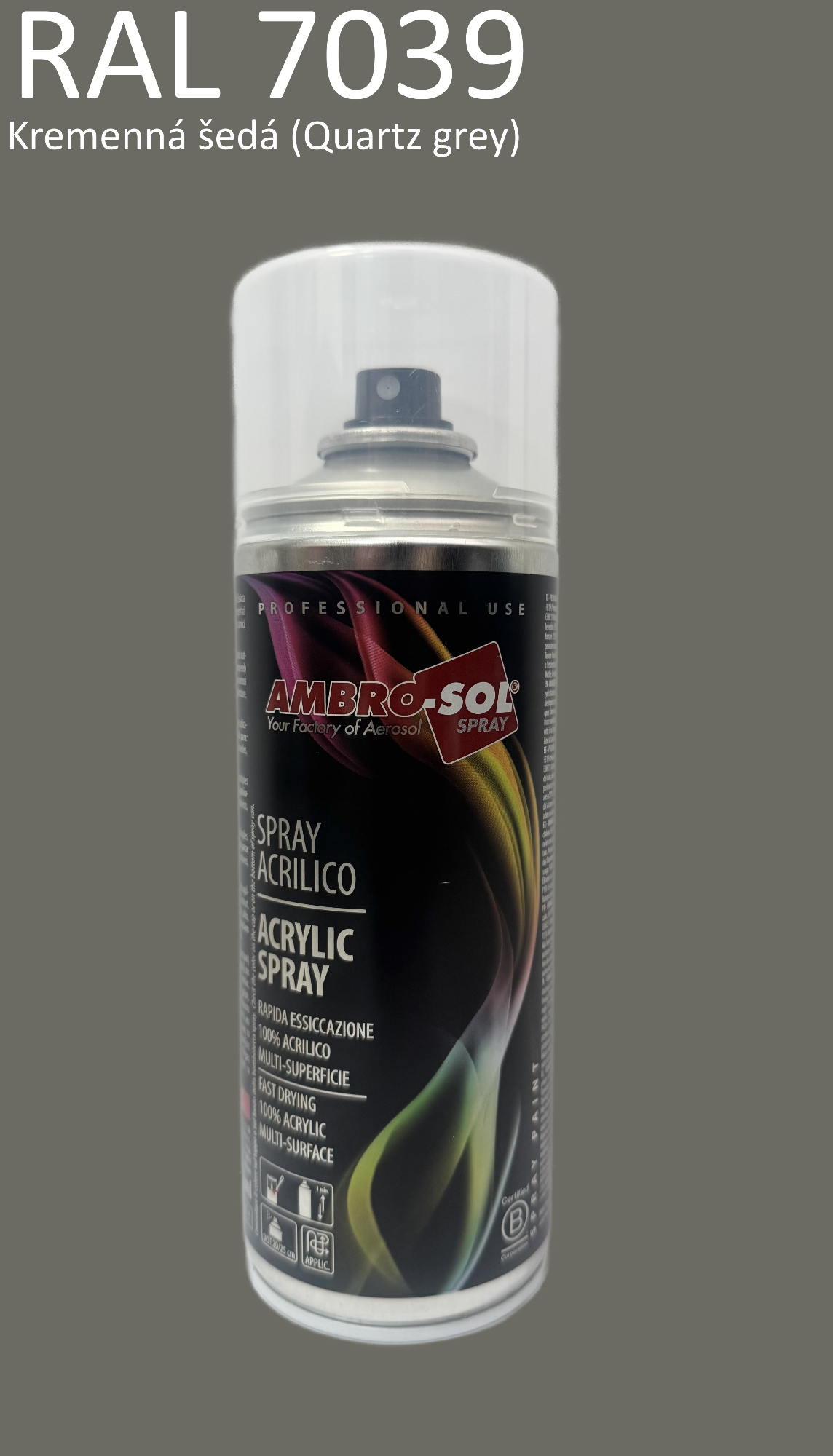 Univerzálna akrylová farba RAL 7039 400 ml