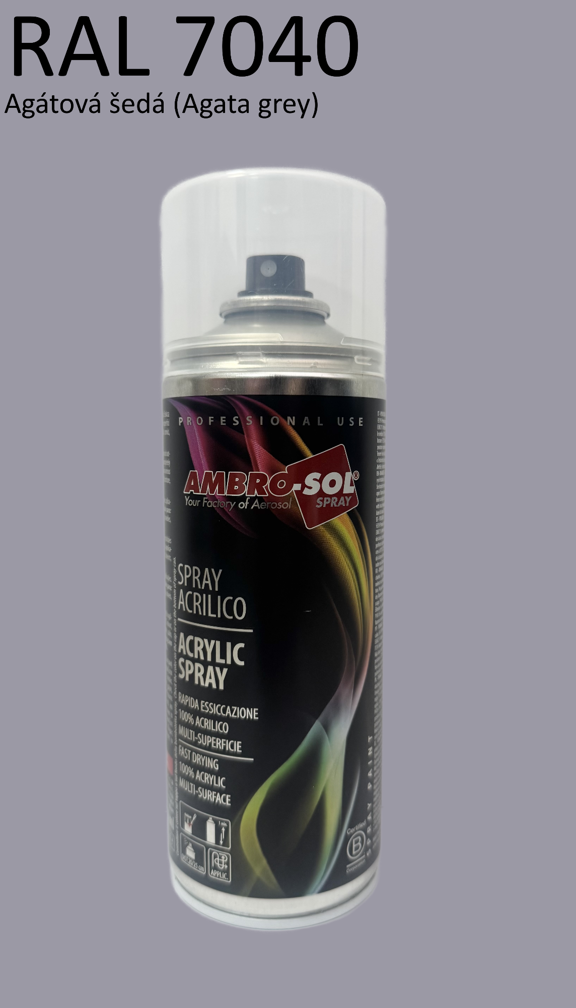 Univerzálna akrylová farba RAL 7040 400 ml