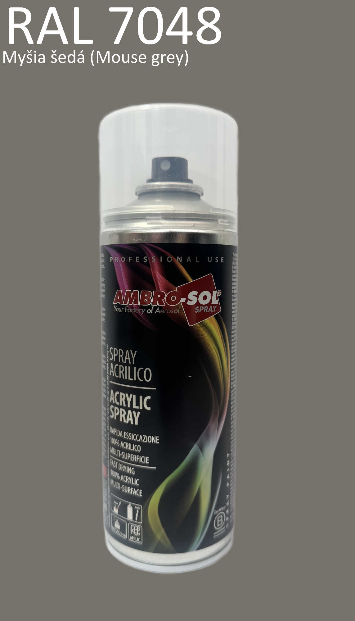 Univerzálna akrylová farba RAL 7048 400 ml