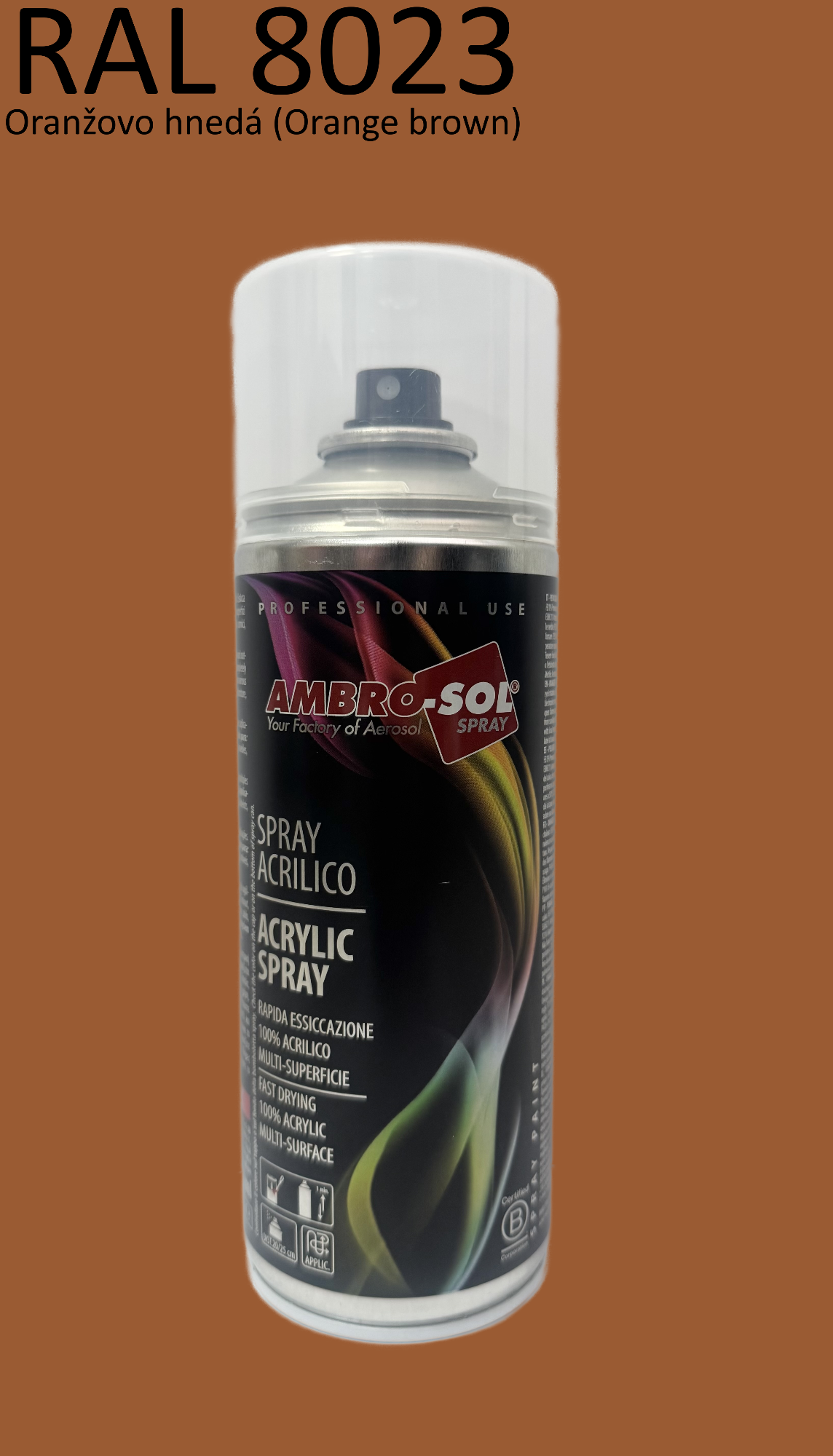Univerzálna akrylová farba RAL 8023 400 ml