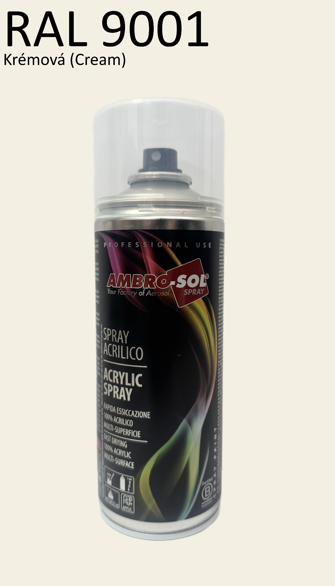 Univerzálna akrylová farba RAL 9001 400 ml