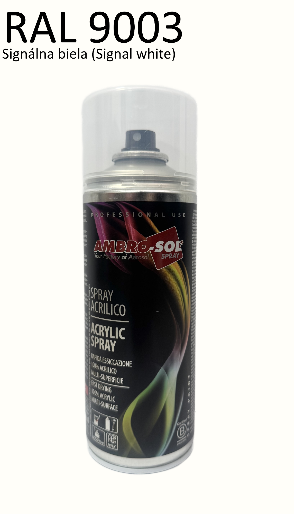 Univerzálna akrylová farba RAL 9003 400 ml
