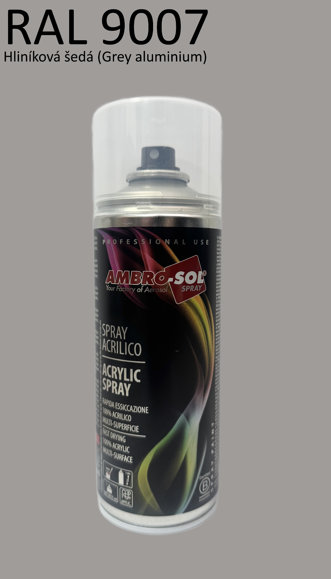 Univerzálna akrylová farba RAL 9007 400 ml