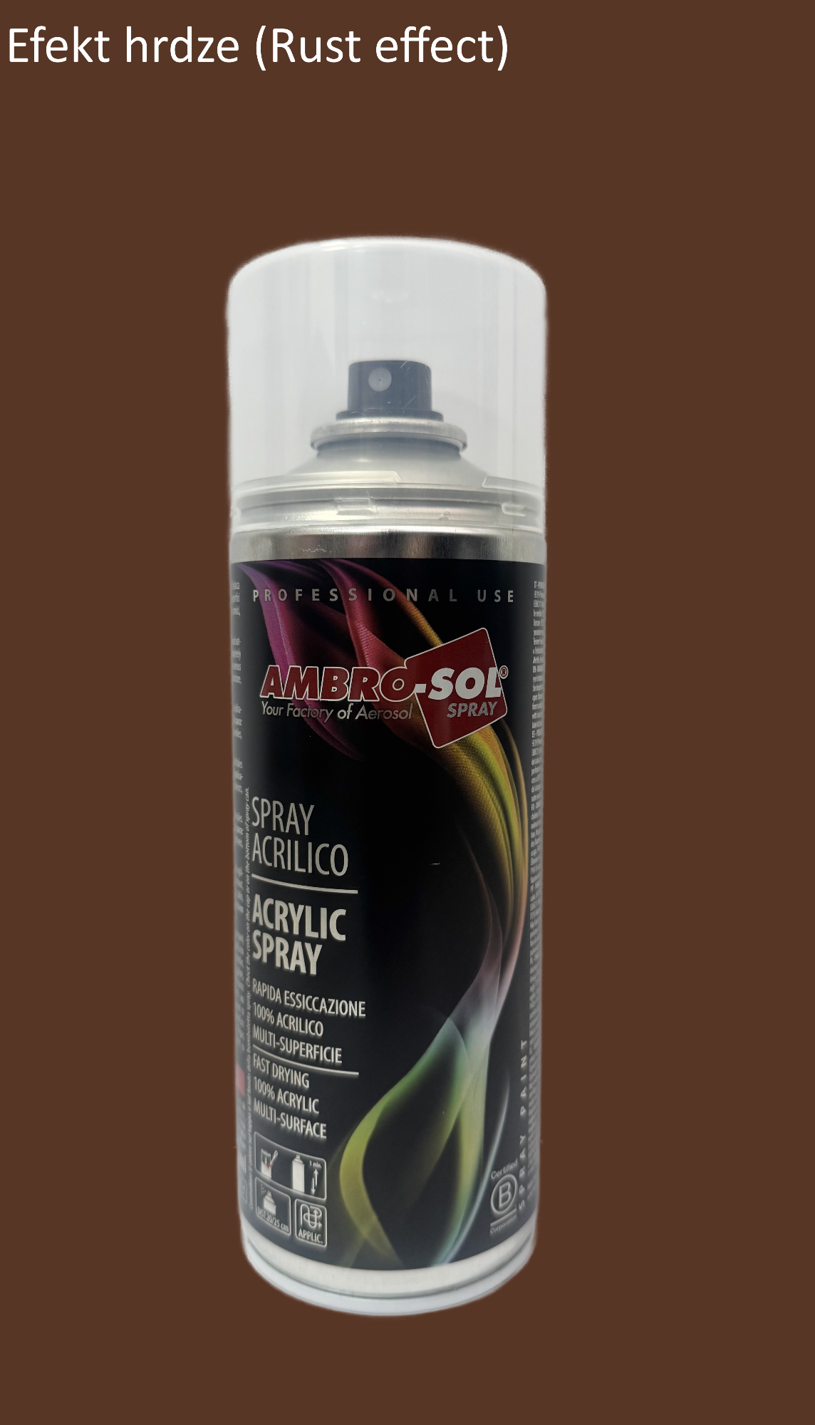 Univerzálna akrylová farba efekt hrdze 400 ml