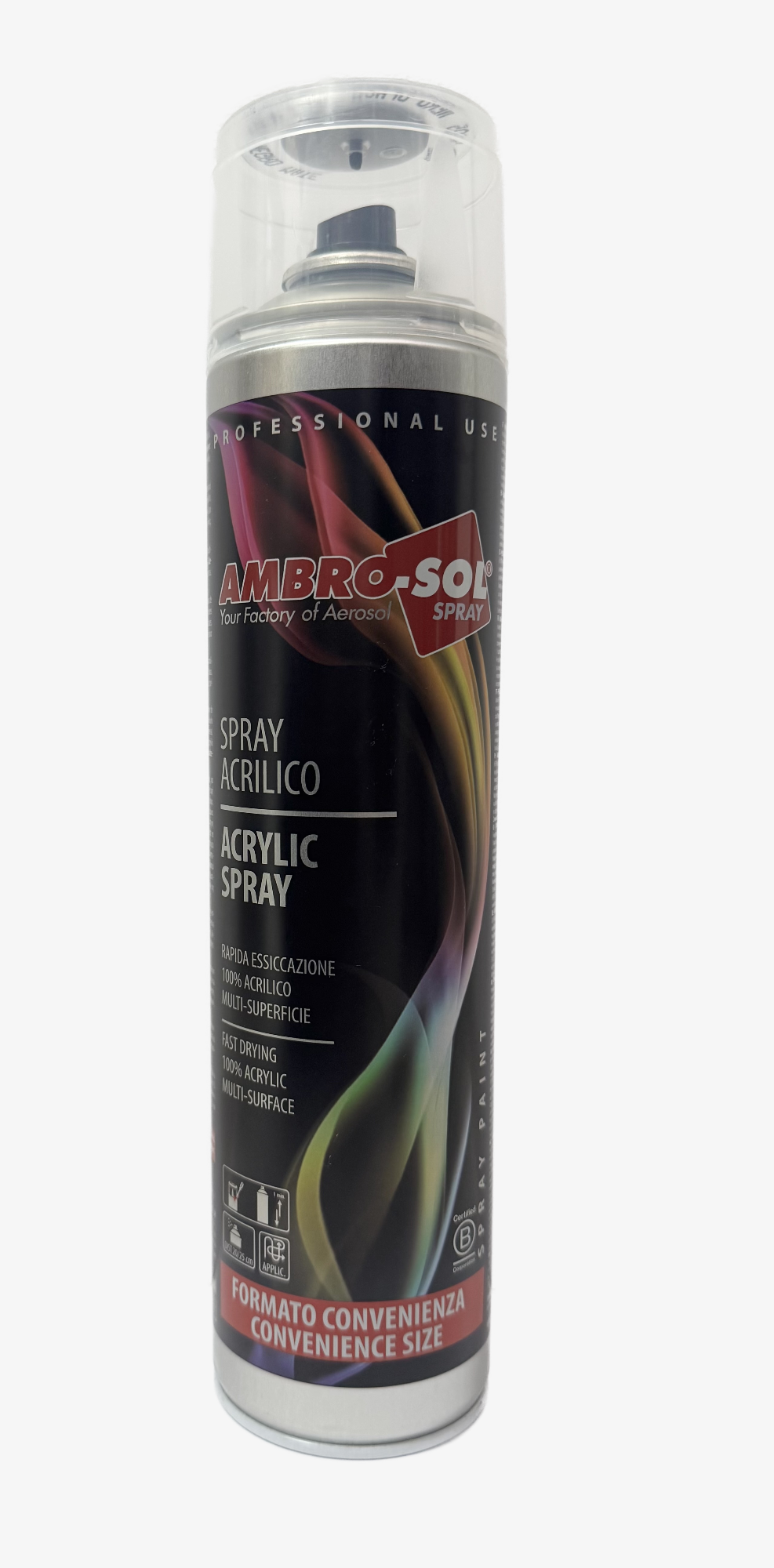 Univerzálna akrylová farba, lesklá biela RAL 9010 600ml
