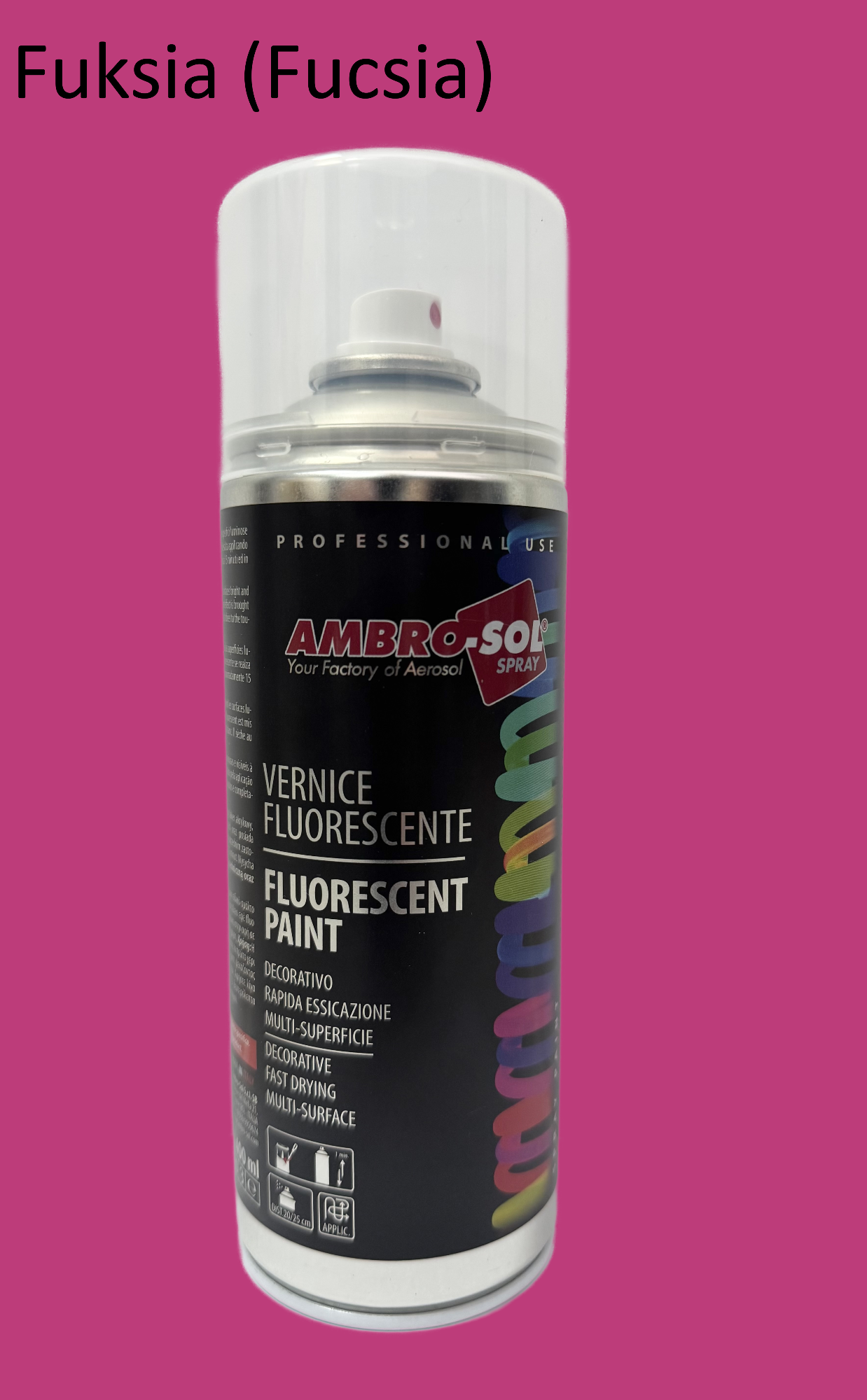 Fluorescenčný efekt farba ružová FUCHCIA 400 ml