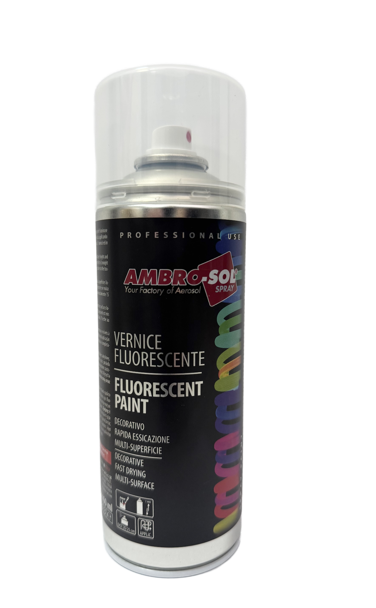 Fluorescenčný efekt farba červená RED 400 ml
