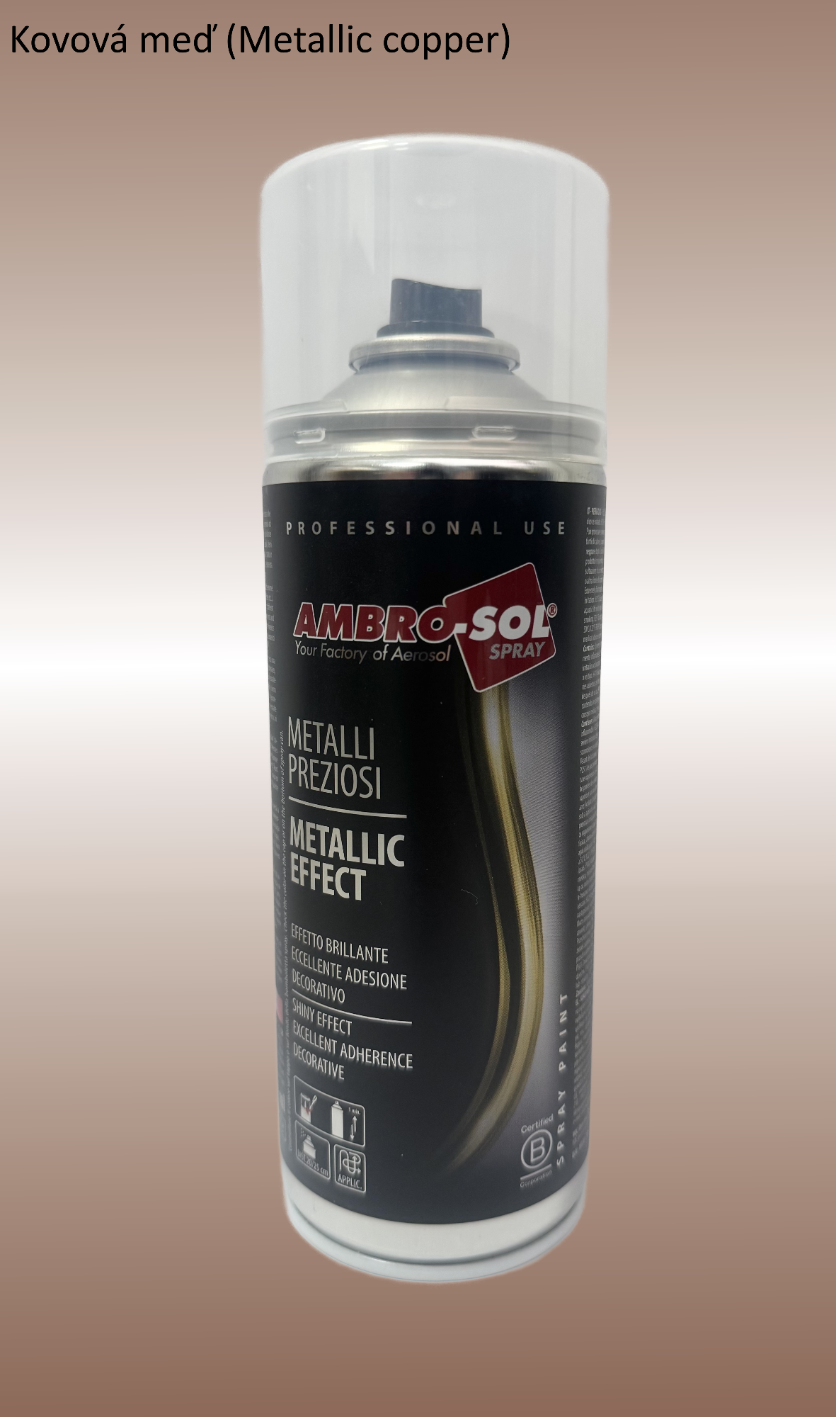 Efekt drahých kovov Metallic Copper kovová meď 400 ml