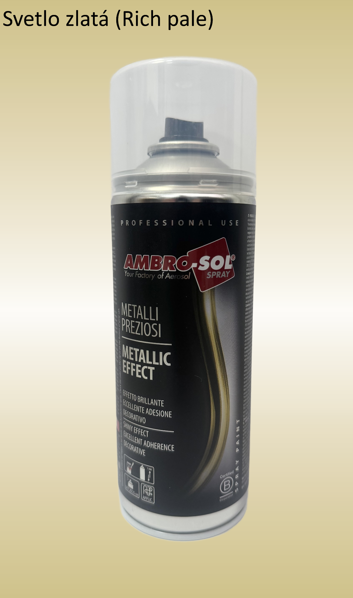 Efekt drahých kovov Gold leafing (modern) paint 400 ml