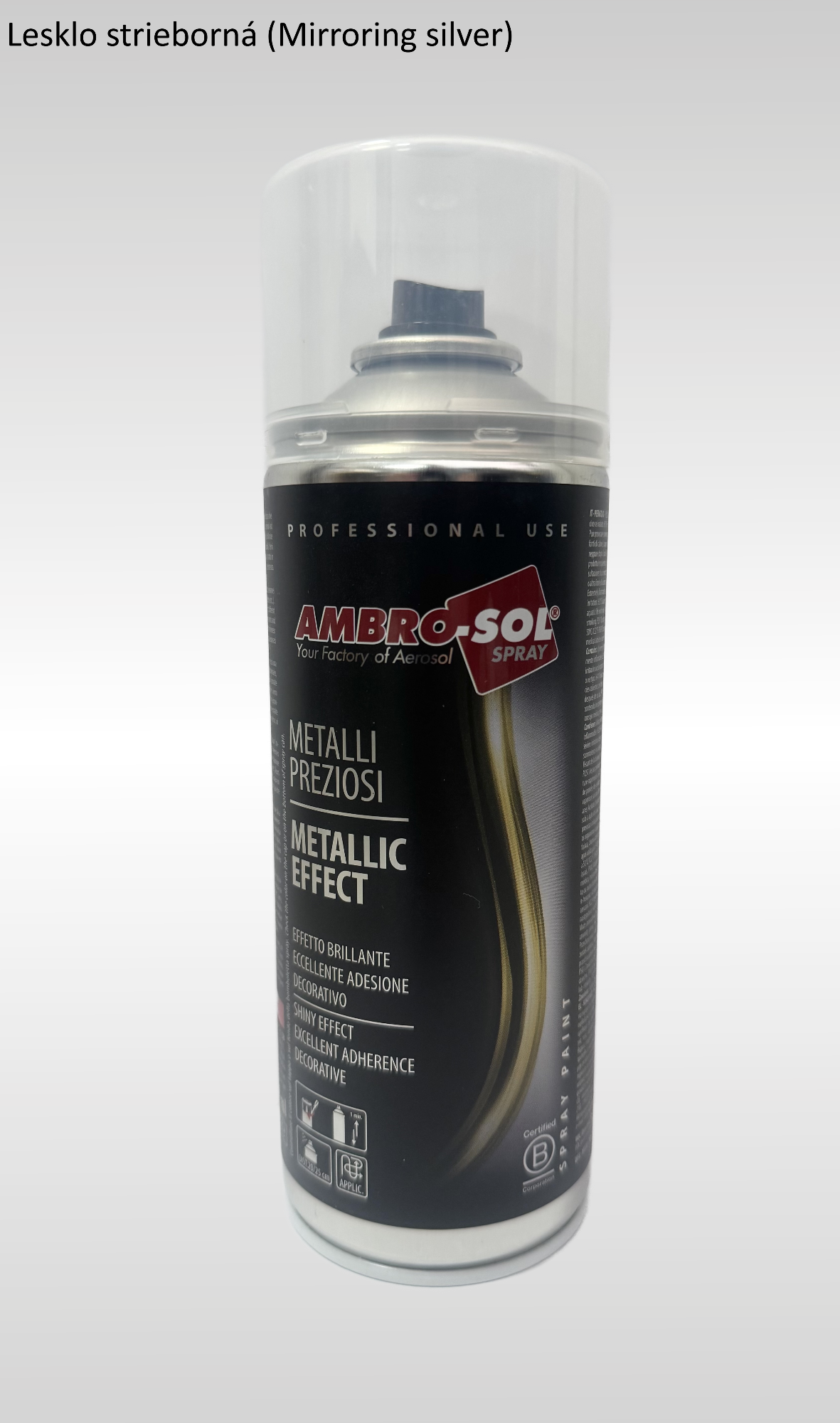 Efekt drahých kovov Silver (Chrome) paint 400 ml