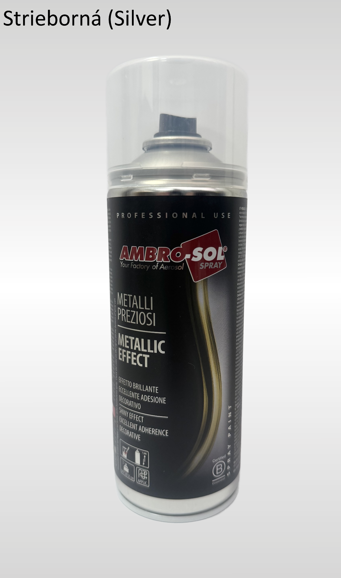 Efekt drahých kovov Metallic Silver leafing paint 400 ml