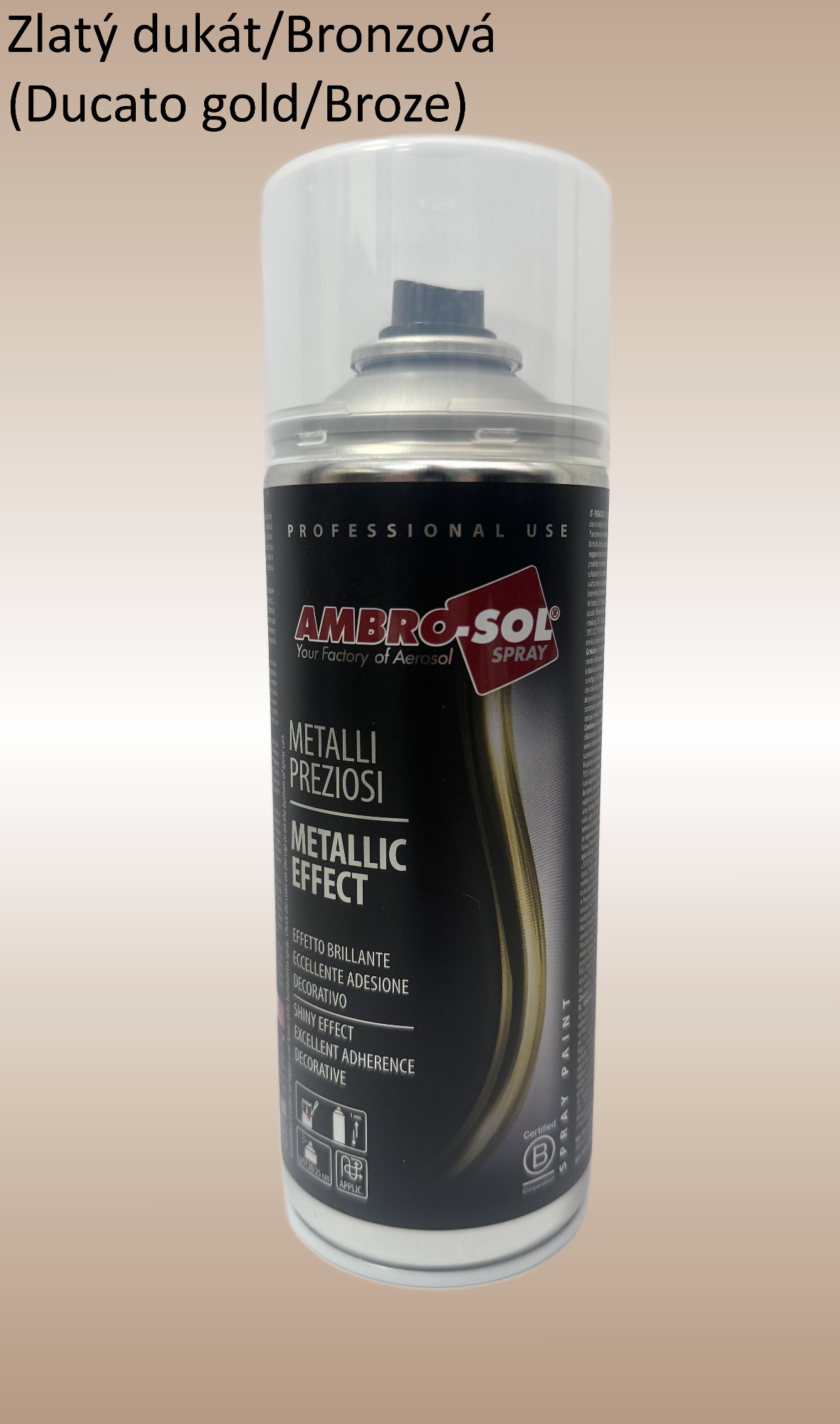 Efekt drahých kovov Ducato Gold (Ancient) paint 400 ml