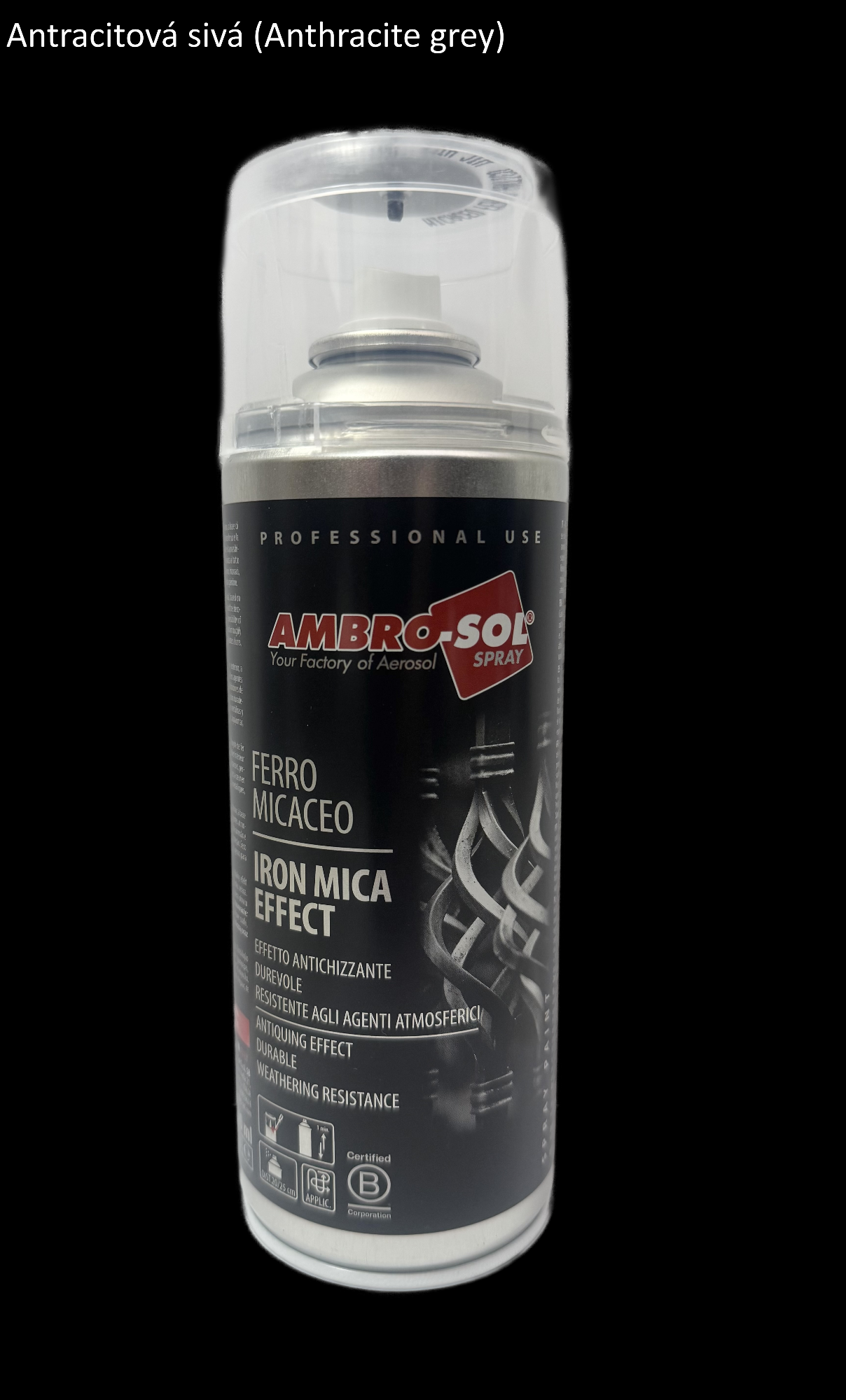 Efekt železa farba Anthracite grey 400 ml