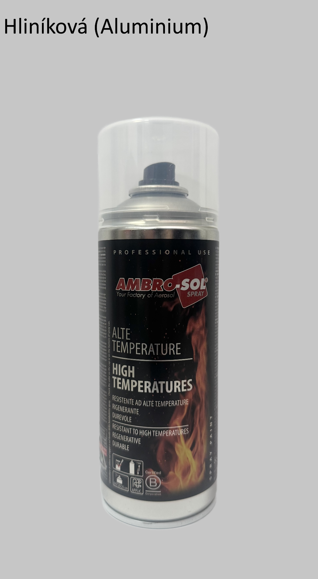 Farba odolná voči teplote aluminium 400 ml