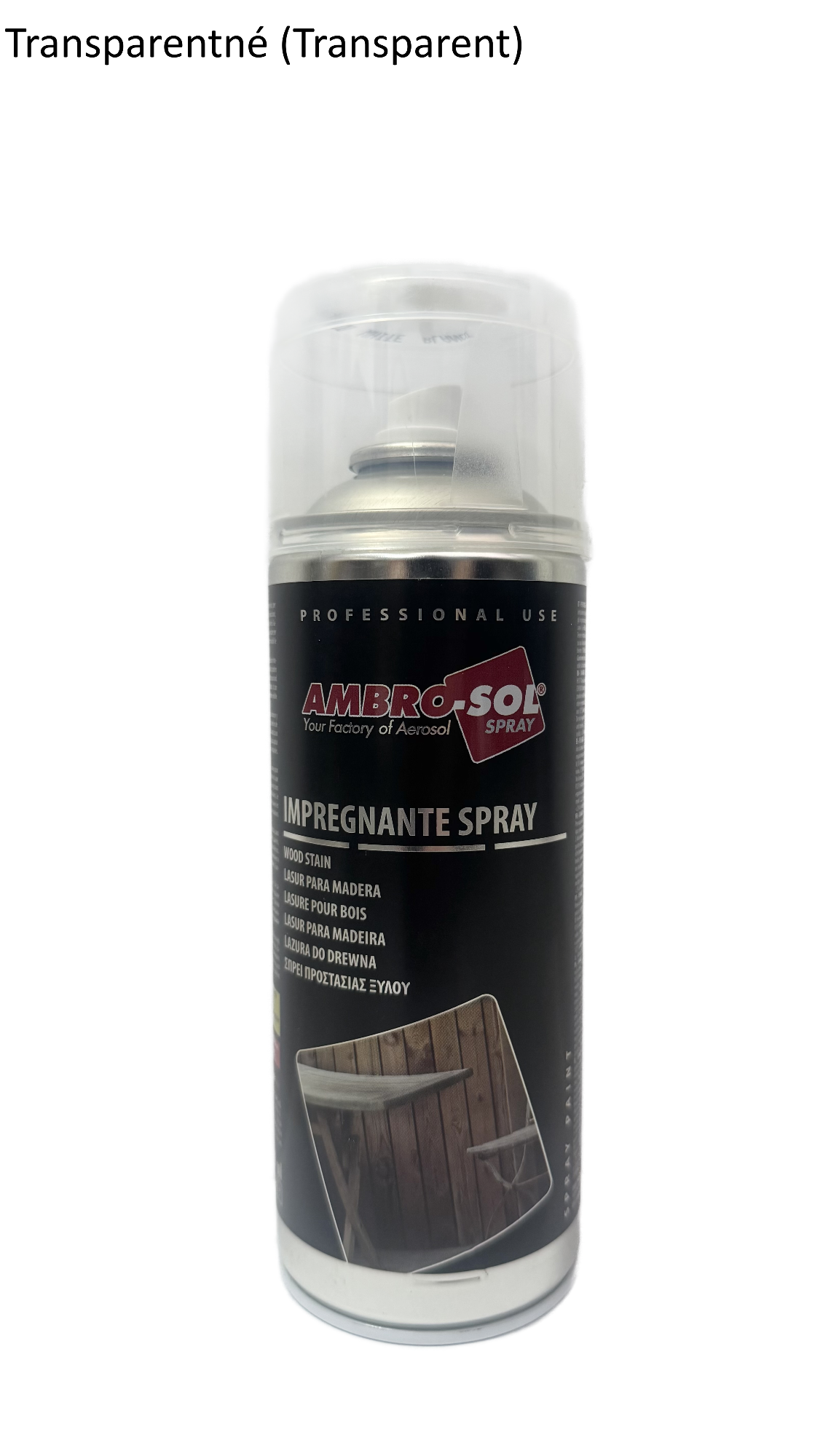 Lazúra na drevo Transparentná 400 ml