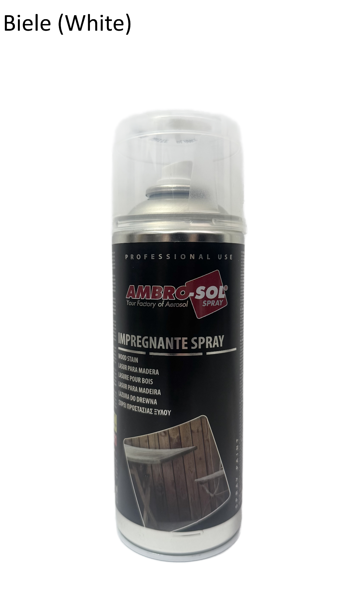 Lazúra na drevo Biela 400 ml