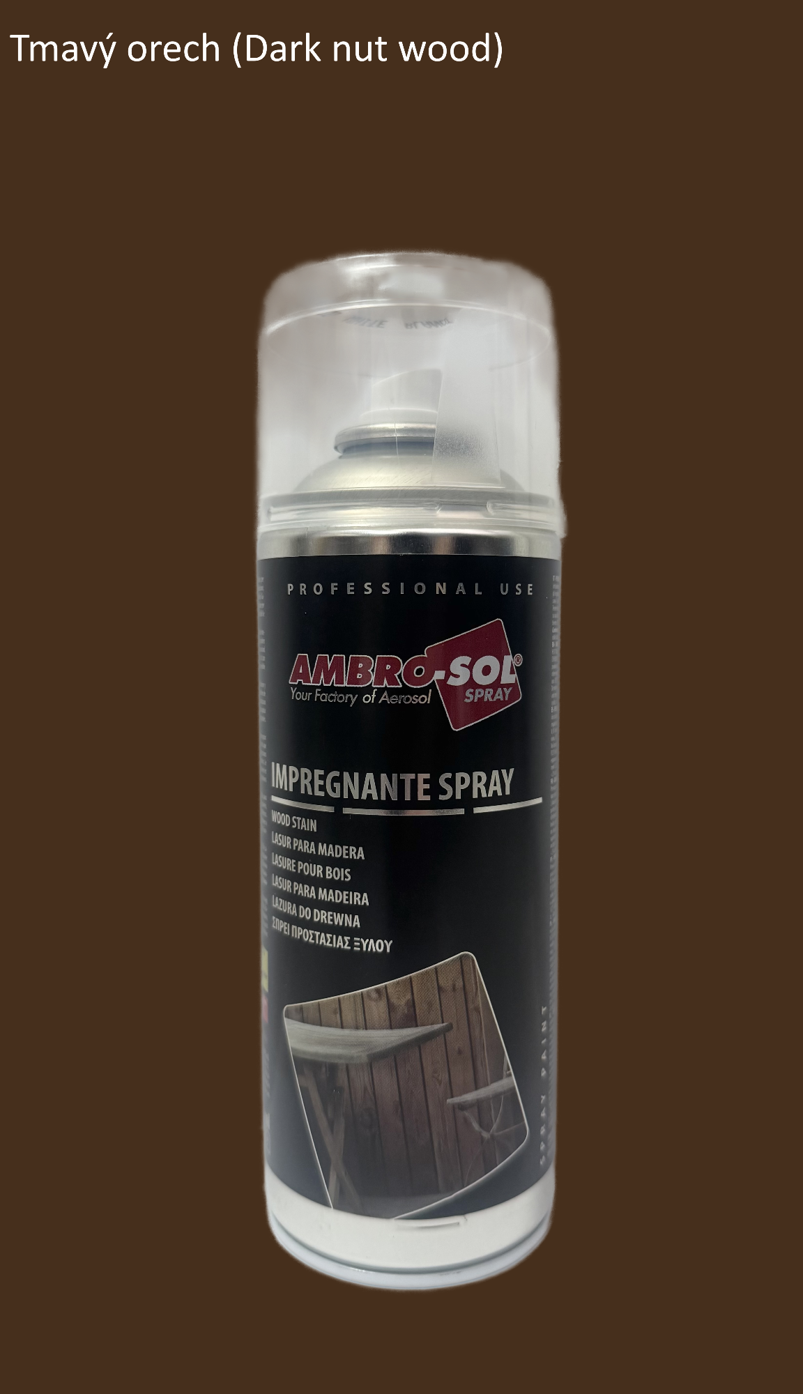 Lazúra na drevo Tmavé orechové drevo 400 ml