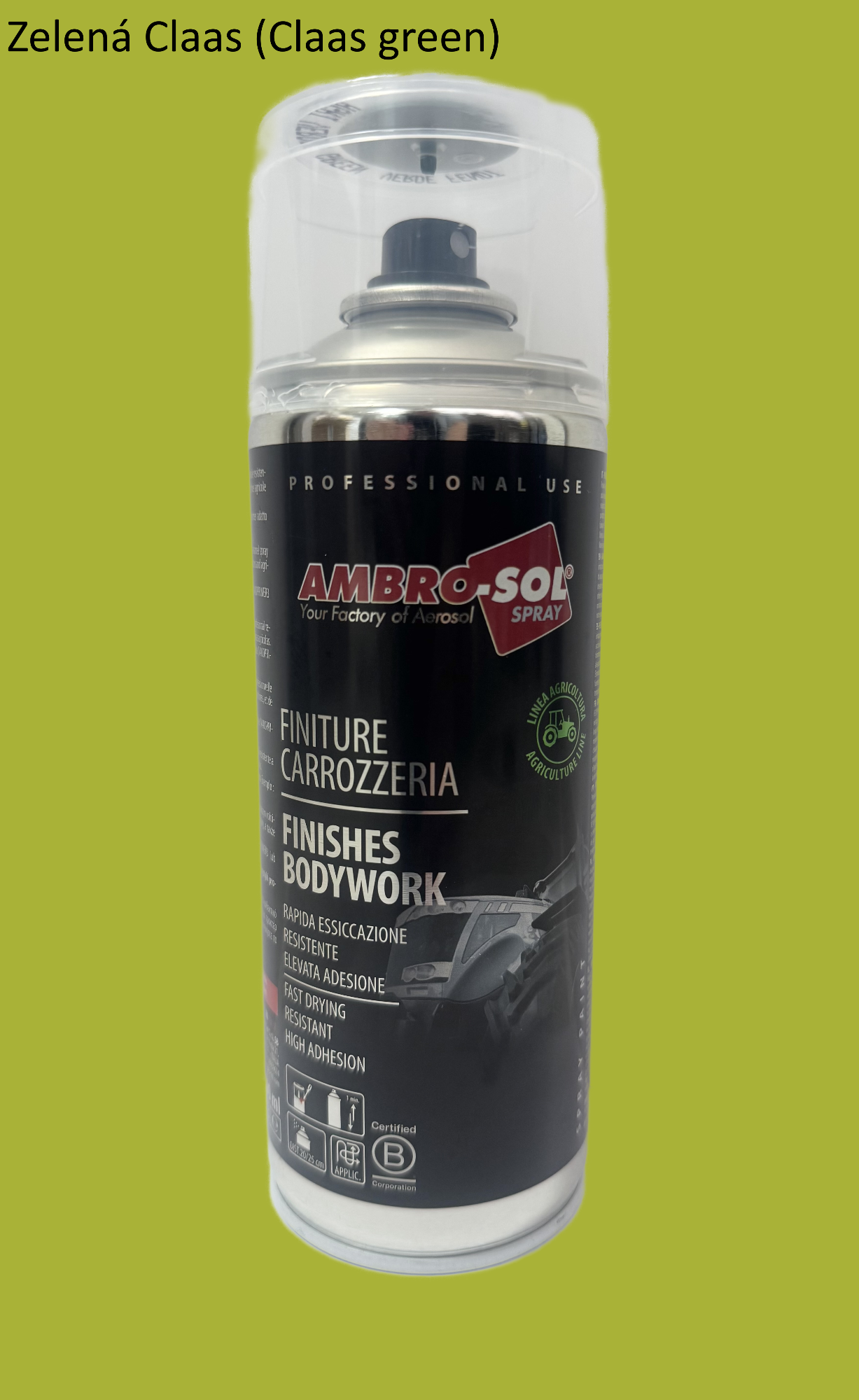 Farebný emailový sprej AGRI - ZELENÝ Class 400 ml