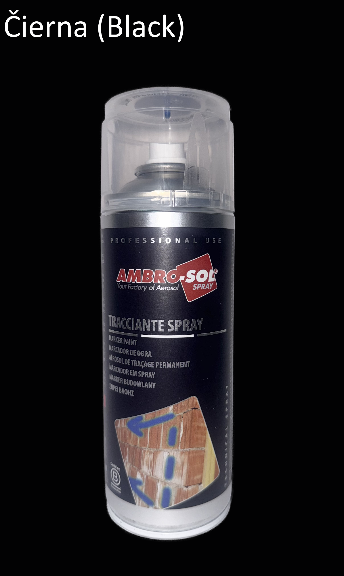Fixová farba 90˚ Black - čierny 400 ml