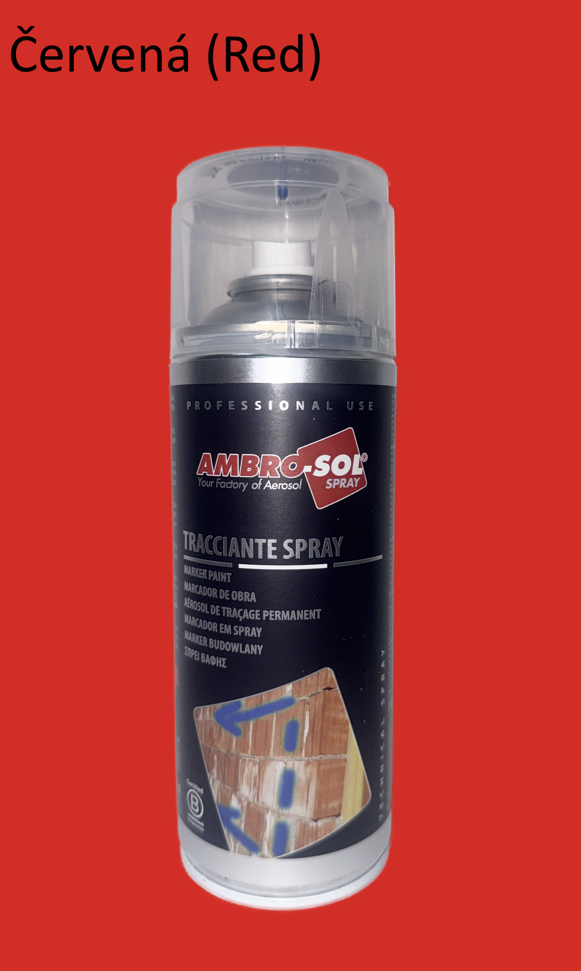 Fixová farba 90˚ Red - červený 400 ml