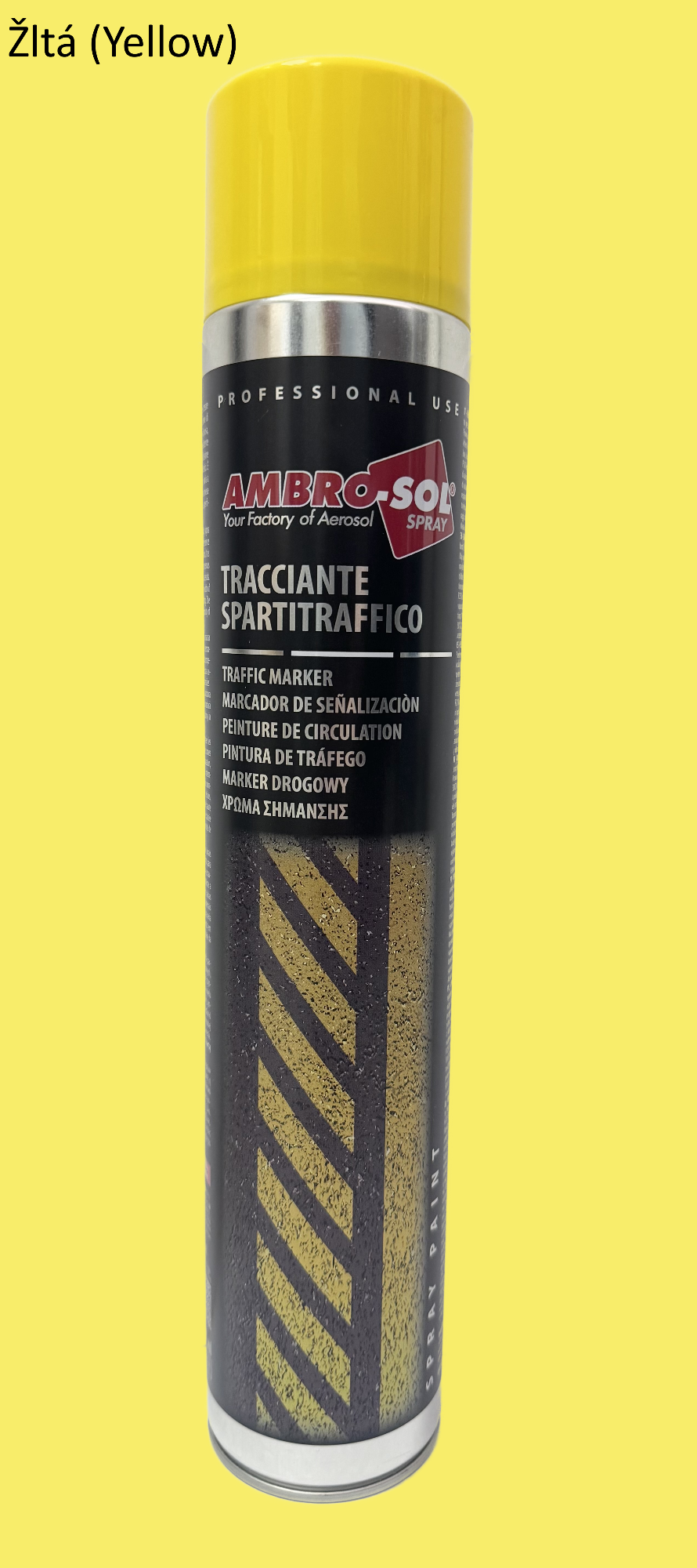 Značkovač na cesty žltý YELLOW 750 ml